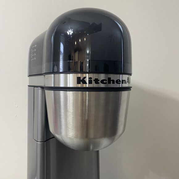 Kitchenaid Personal Coffee Maker Silver Stainless Steel Works No Mug - Picture 4 of 14